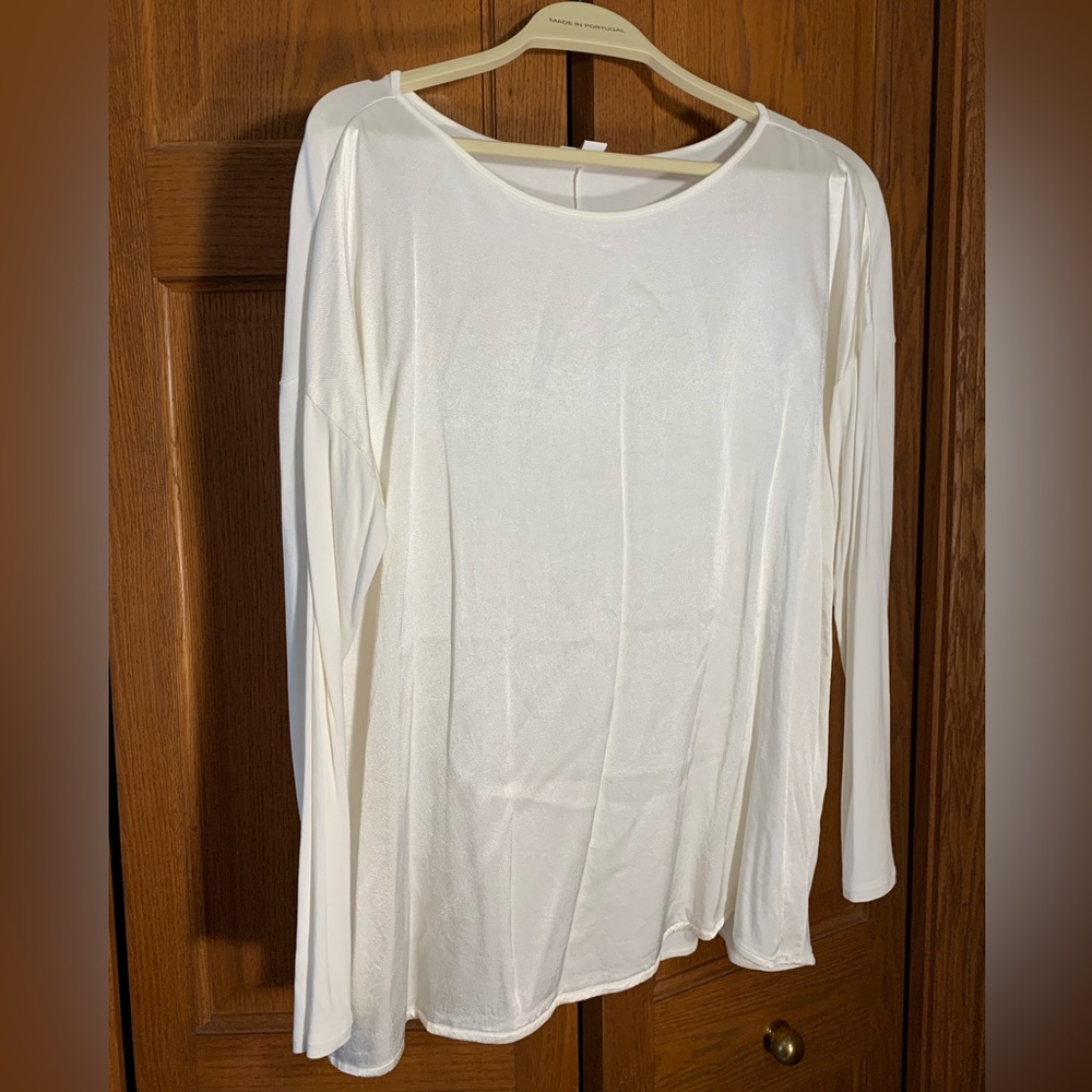 J. Jill petite “mixed media” top—Large Petite, very good used condition.
